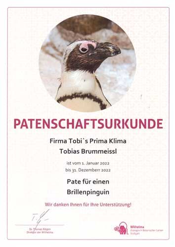 Patenschaftsurkunde